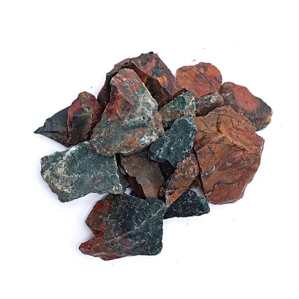 Blutstein roh (Heliotrop) -- ±3-8cm; ±1000g