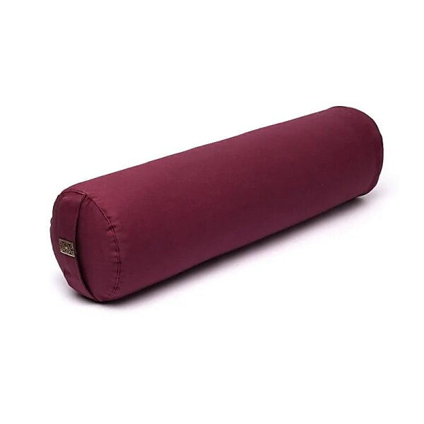 Bolster rund hellaubergine Baumwolle BIO (GOTS OCS) -- 60x16 cm