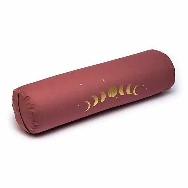 Bolster rund Mondphasen Baumwolle BIO (OCS) -- 60x16cm; ±2300 g