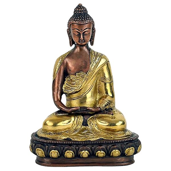 Buddha Amitabha Figur 2-farbig -- 1500 g; 20 cm