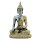 Buddha-Statue aus Polyresin und Sand -- 10 cm