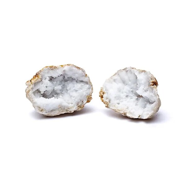 Calcit-Geode (gebrochen) -- ±418g