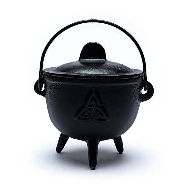 Cauldron (Hexenkessel) Triquetrasymbol -- 1080 g; 12x9.5 cm
