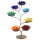 Chakra Lotus Display Metall + 21 Teelichthalter -- 49x32 cm