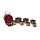 Chakra-Klangschalen-Set Buddha-Augen mit Tasche -- &plusmn;4475g