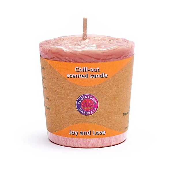 Chill-out Duftkerze Joy and Love Stearin -- 4.5x4 cm