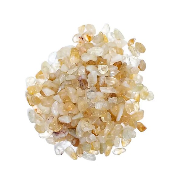 Citrin (gebrannter Amethyst) Trommelsteine A/B-Qualität  -- ±800g; ±0.5-2.5cm