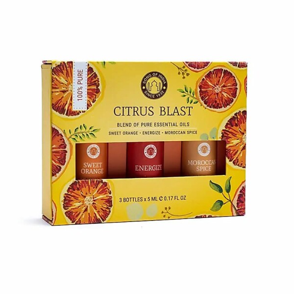 Citrus Blast Aromatherapie Ätherisches Öl Set  -- 3x5 ml