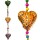 Dekorative Girlande Herzen Kunststoff -- 90 cm