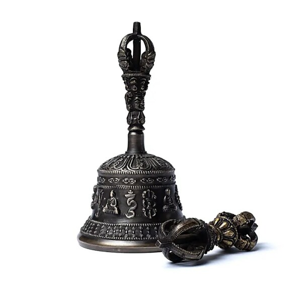 Dorje und Glocke Messing beste Qualität -- 15x8 cm