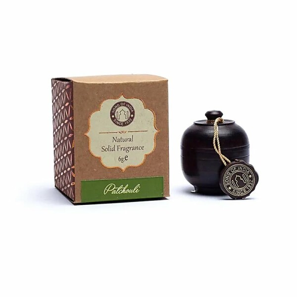 Duftcreme Patchouli im Rosenholzgefäß -- 6g