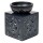 Duftlampe Pentagramm schwarzer Speckstein -- 11x8 cm