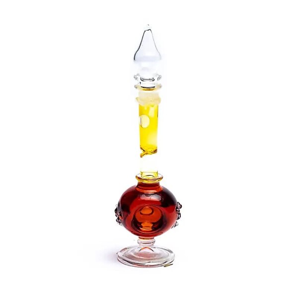 Duftöl in mundgeblasener Glasflasche - Patchouli -- 5 ml
