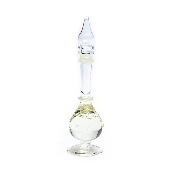 Duftöl in mundgeblasener Glasflasche Buddha Freude -- 5 ml