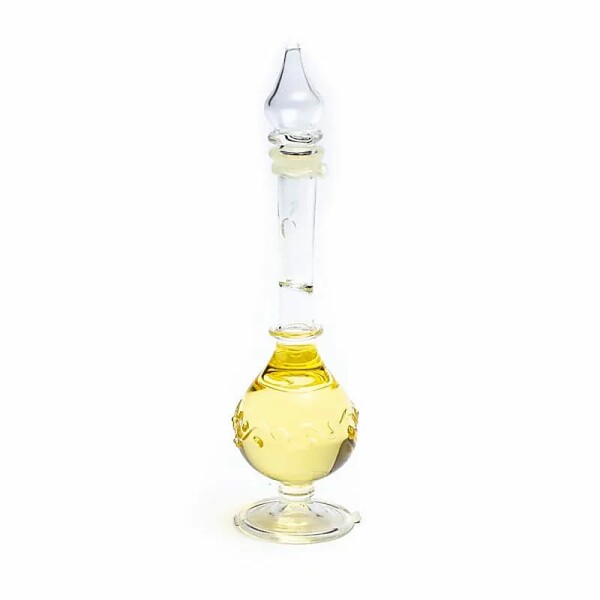 Duftöl in mundgeblasener Glasflasche Sandelholz & Vetiver -- 5 ml