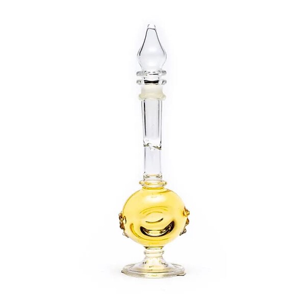 Duftöl in mundgeblasener Glaslasche Rose -- 5 ml