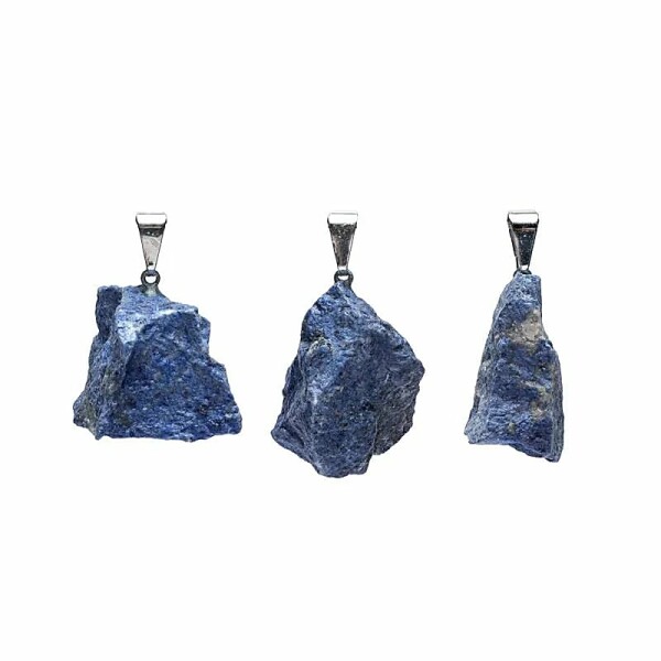 Edelstein Anhänger  Durmortierit roh -- ±2,5 cm