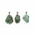 Edelstein Anh&auml;nger Chrysopras roh -- &plusmn;2,5 cm