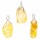 Edelsteinanh&auml;nger Citrin (gebrannter Amethyst) --&plusmn;1.5-3cm