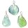 Edelsteinanh&auml;nger Gr&uuml;ner Fluorit --&plusmn;1.5-3cm