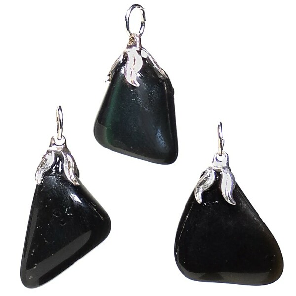 Edelsteinanhänger Regenbogen-Obsidian -- ±1.5-3cm