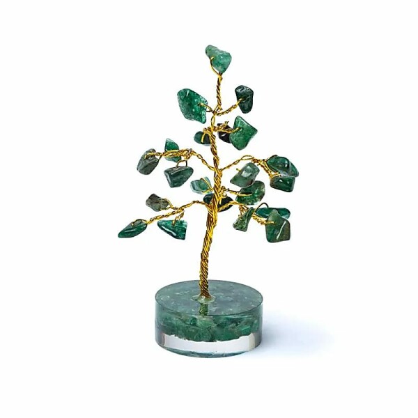 Edelsteinbaum grüner Aventurin -- ±8cm