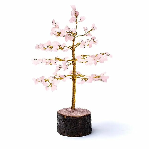 Edelsteinbaum Rosenquarz -- ±18cm
