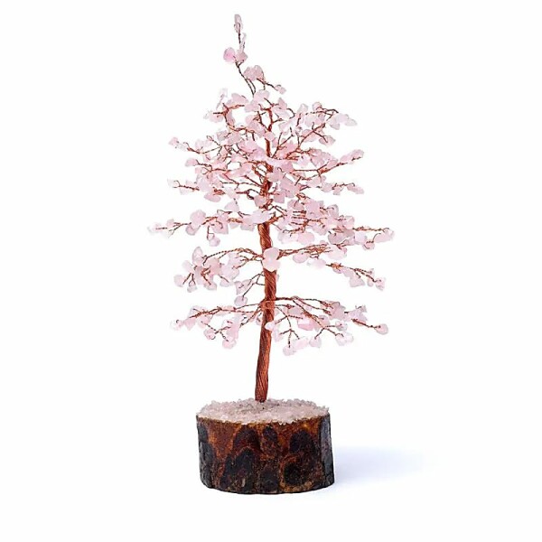Edelsteinbaum Rosenquarz -- ±23cm