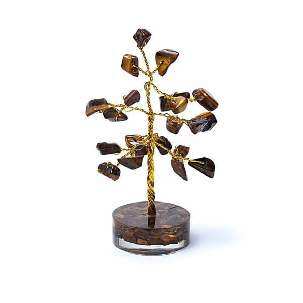 Edelsteinbaum Tigerauge -- ±8cm