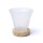 Edelsteinlampe Blume des Lebens mit Kabel und LED -- 12x12cm