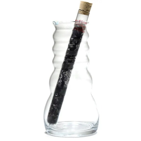 Edelsteinwasser-Stab Schungit -- 24 cm
