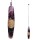 Einhandrute Amethyst mit Blume des Lebens -- 32 cm