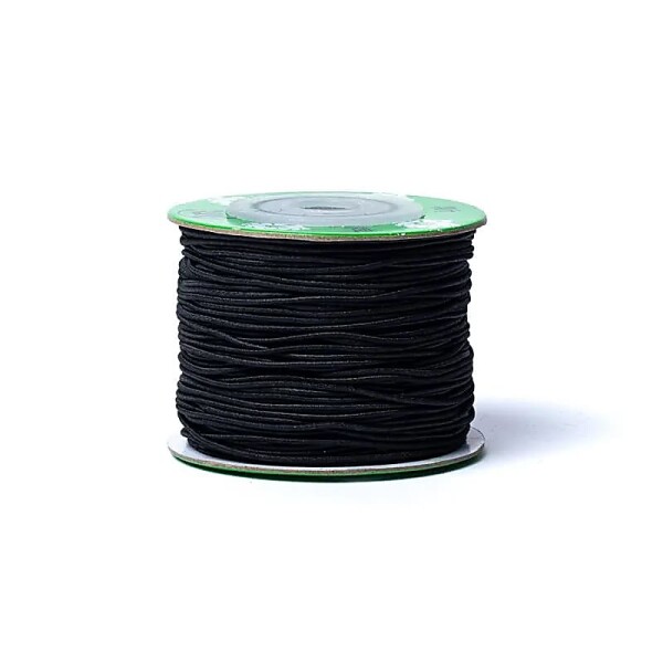 Elastische Schnur schwarz 35 Meter -- 0,8mm