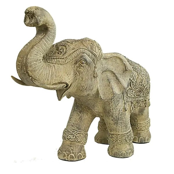 Elefant für Glück, Kraft und Mut -- 5930 g; 55x23x42 cm