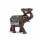 Elefant mit Kerzenhalter -- 14x16x6 cm