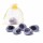 Emma Egg Edelstein Amethyst im Organzabeutel -- &plusmn;2.5-3.5cm; &plusmn;25g