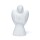 Engel Statuette Marmor wei&szlig; -- 552 g; &plusmn;13.5 cm