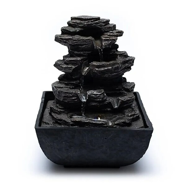 Fels Tischbrunnen M -- 13.3x13.3x18cm