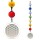 Feng Shui Blume des Lebens silberfarbig -- 20 cm