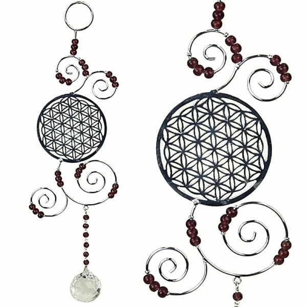 Feng Shui Dekorationshänger Blume des Lebens -- 20 cm