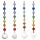 Feng-Shui Set 4 Chakra Ketten -- 20 cm