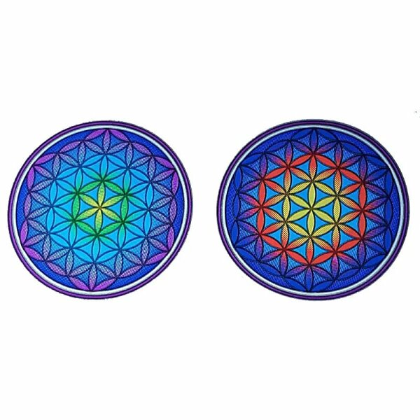 Fensterbild Blume des Lebens Mandala -- 2x6 cm