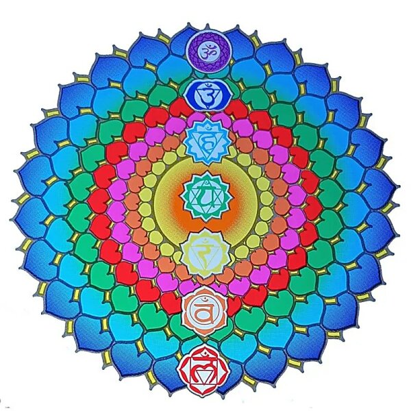 Fensterbild Chakra Healing -- 14 cm