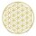 Fensterbilder Blume des Lebens Goldfarbig -- 11.7 cm