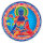 Fenstersticker Medizin Buddha Mandala -- 15cm