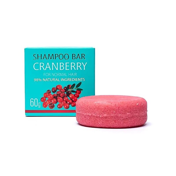 Festes natürliches Shampoo Cranberry -- 60 g