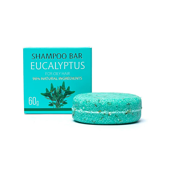 Festes natürliches Shampoo Eukalyptus -- 60 g