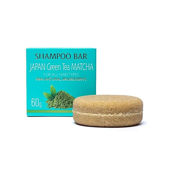 Festes natürliches Shampoo Jap. Grüntee -- 60 g