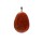 Feuerachat Edelstein Anh&auml;nger in Tropfenform -- &plusmn;3,5-4cm