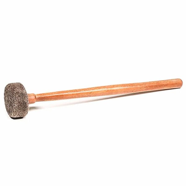 Filzschlägel Large Stiel aus Holz -- 70 g; 5.5x3.3x32 cm